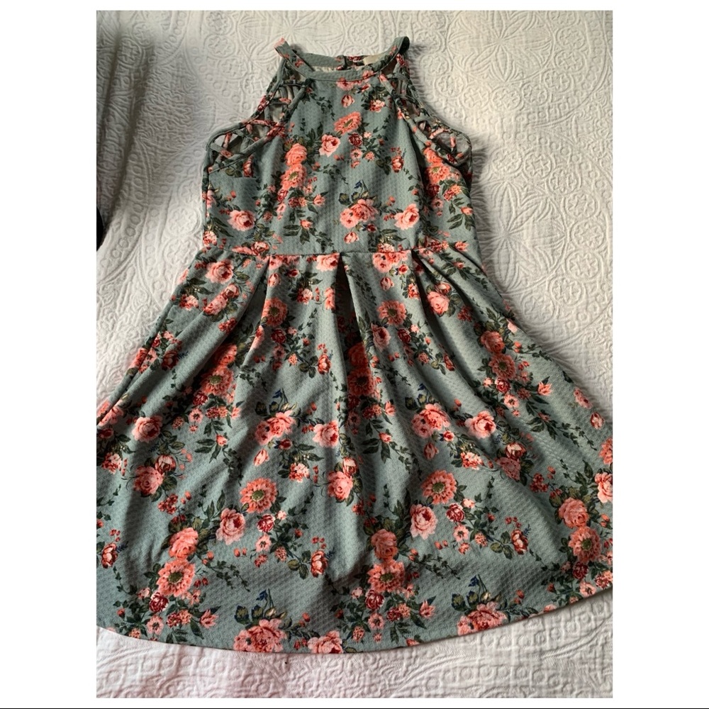 Fit & Flare Floral Dress | Women’s Size XL